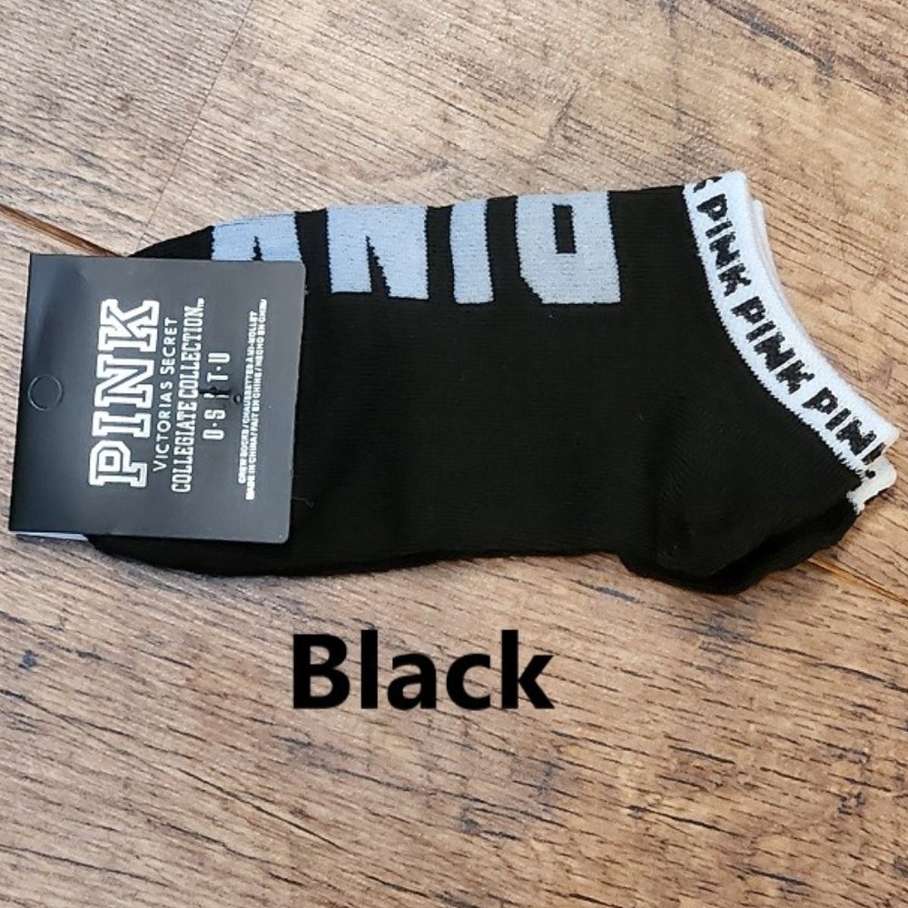 PINK - Women's Ankle Socks Collegiate Collection - NWT - Picture 6 of 13
